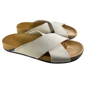 Rothy’s The Weekend Slide Hemp Oat Natural sz 9.5